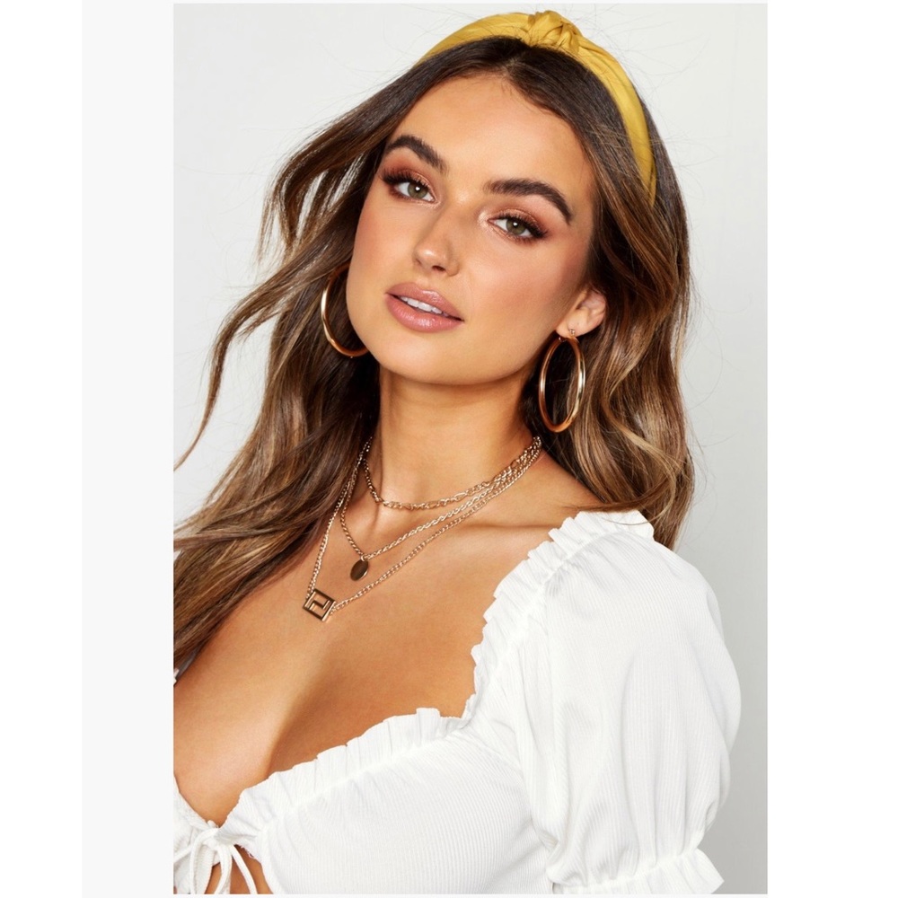 SATIN TWIST KNOT HEADBAND
